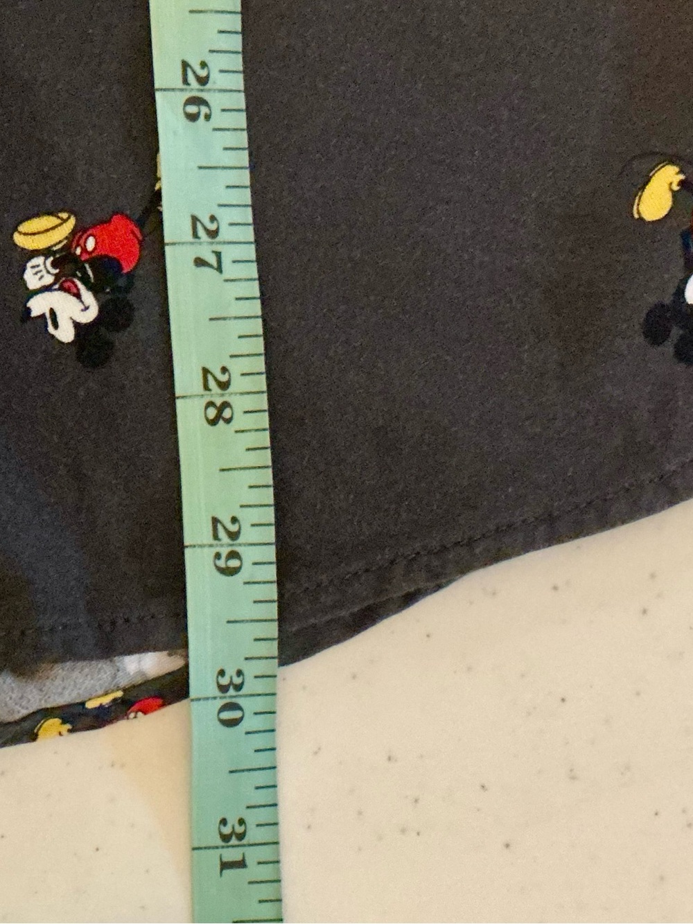 Disney Mickey Mouse Zip Front Tunic Blouse Torrid Size 3/3X Plus Drawstring - Picture 7 of 7